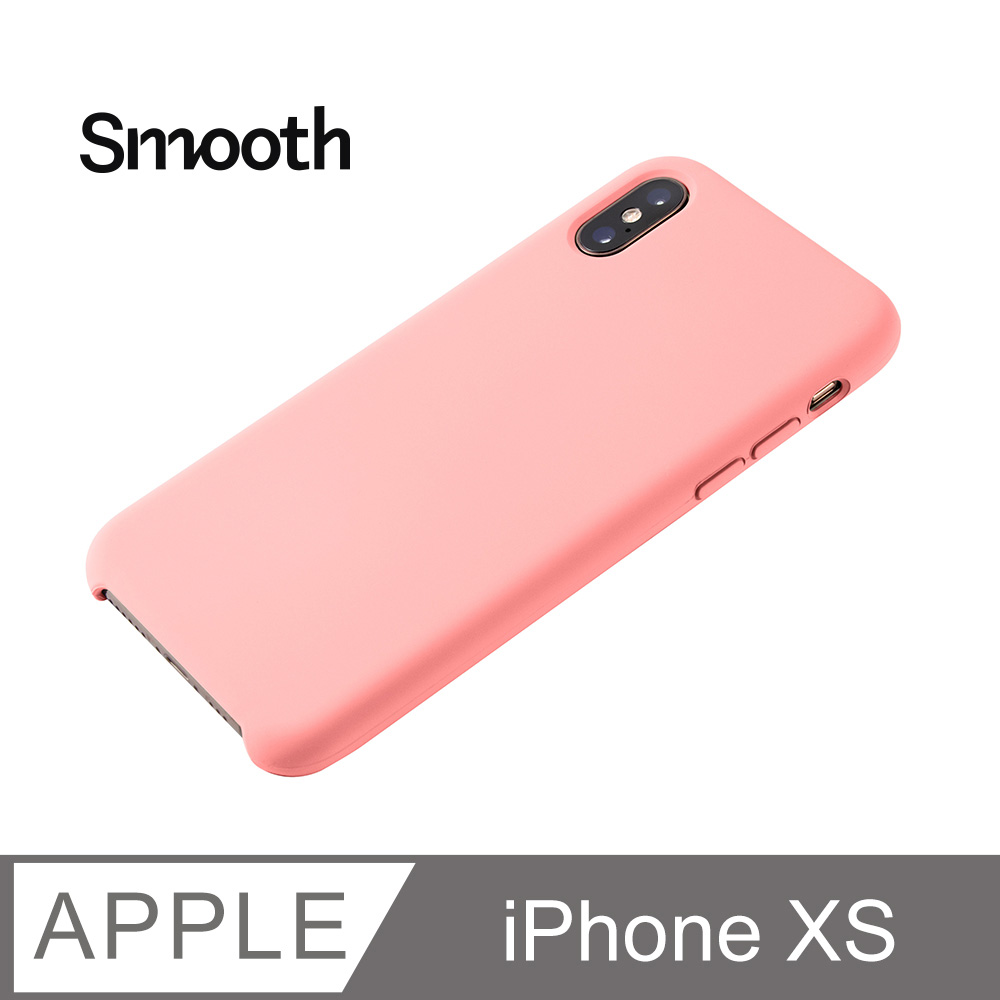 【液態矽膠殼】iPhone Xs 手機殼 iXs 保護殼 矽膠 軟殼 (橡皮粉)