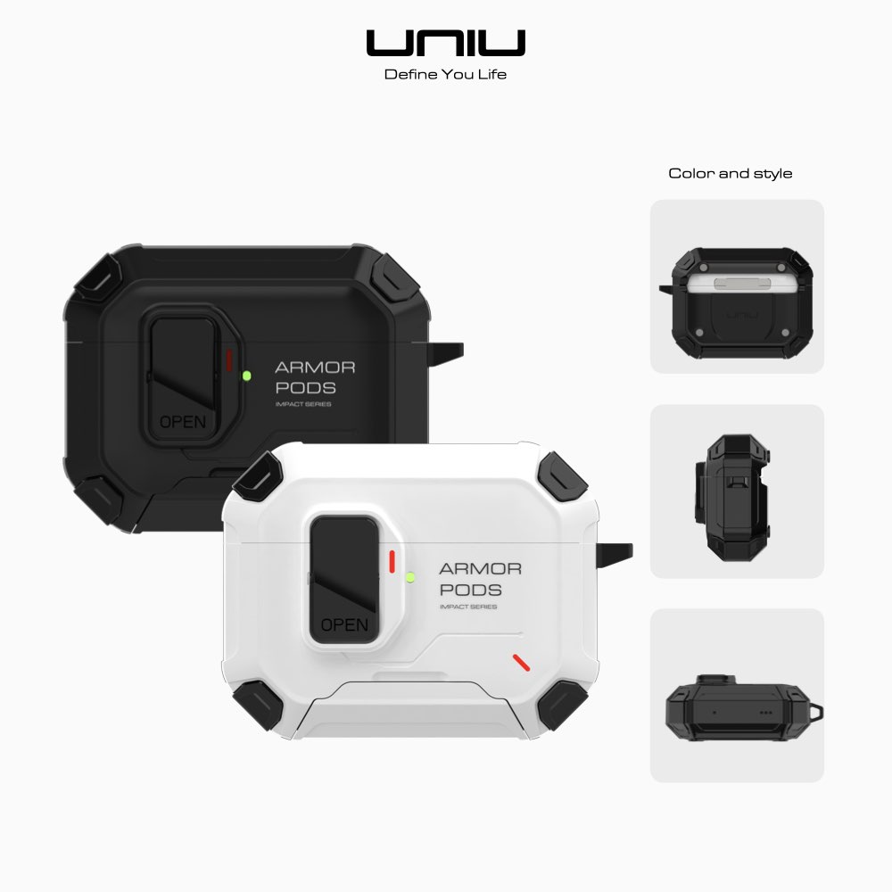 UNIU ARMOR PODS 軍規防摔耳機保護殼 for AirPods Pro 3