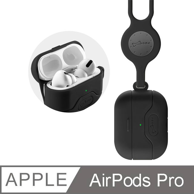 Bone AirPods Pro 手掛保護套 - 黑色 (矽膠保護殼 I Phone 蘋果手機配件)