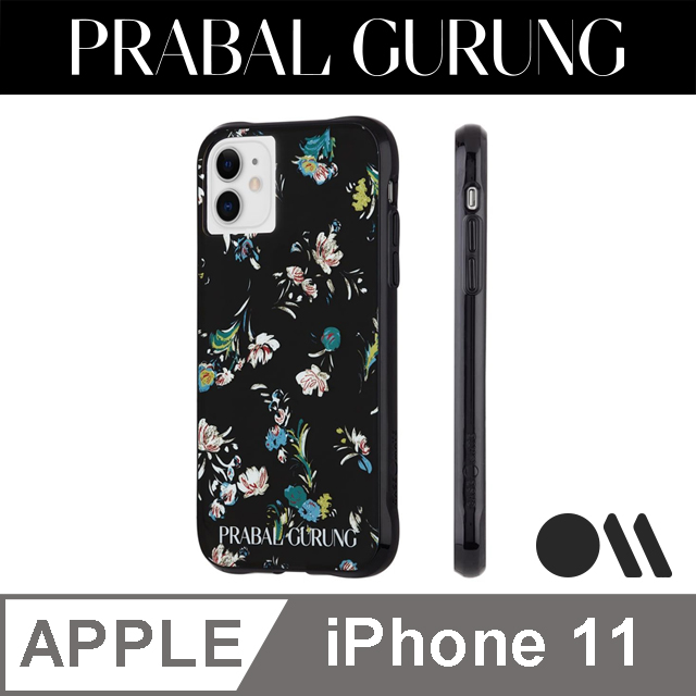 Case-Mate 美國 CASEMATE x Prabal Gurung iPhone 11 頂尖時尚設計師聯名款防摔殼 - 午夜花漾