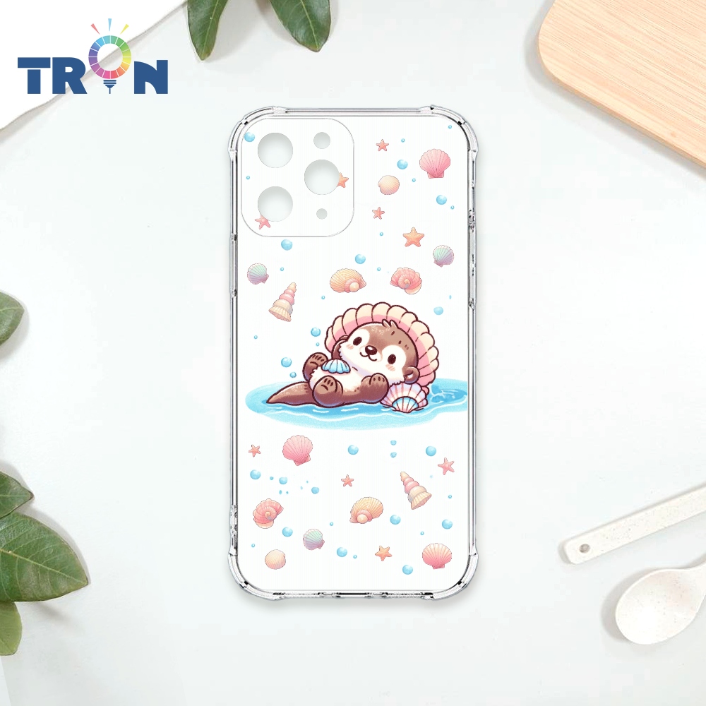 TRON IPhone 11 PRO 一隻可愛的水獺系列 四角防摔殼 手機殼