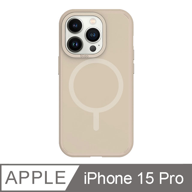 iPhone 15 Pro 6.1吋 BLAC Canyon峽谷強悍 MagSafe iPhone手機殼 燕麥奶