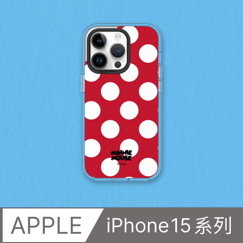 RHINOSHIELD 犀牛盾 iPhone 15/Plus/Pro/Max Clear MagSafe兼容 抗黃化透明防摔磁吸手機殼｜迪士尼-米奇-米妮衣服