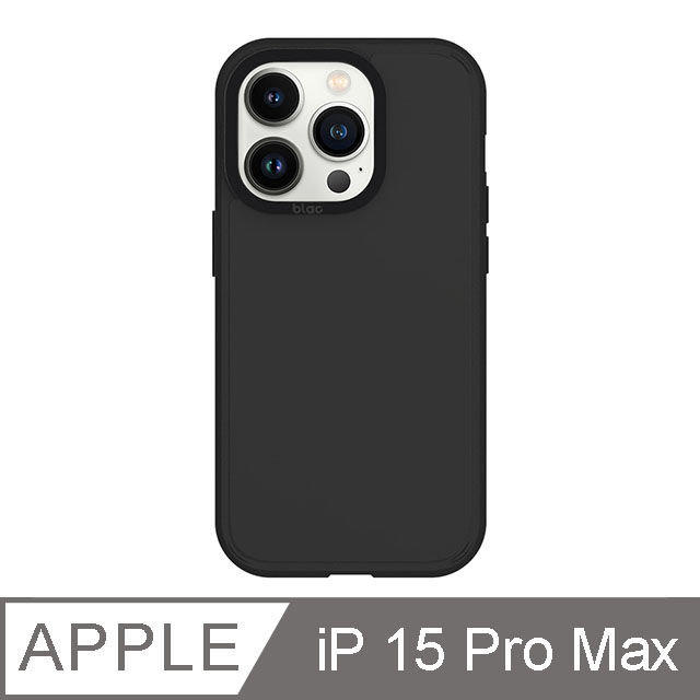 iPhone 15 Pro Max 6.7吋 BLAC Canyon峽谷強悍 MagSafe iPhone手機殼 靜謐黑