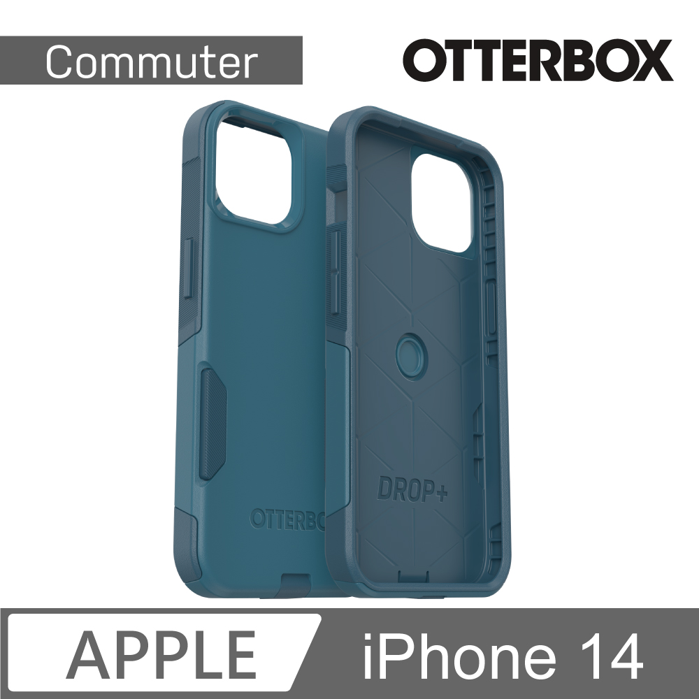 OTTERBOX iPhone 14 Commuter通勤者系列保護殼-藍