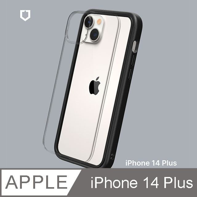 RHINO 犀牛 【Shield 盾】iPhone 14 Plus Mod NX 邊框背蓋兩用手機殼-黑色