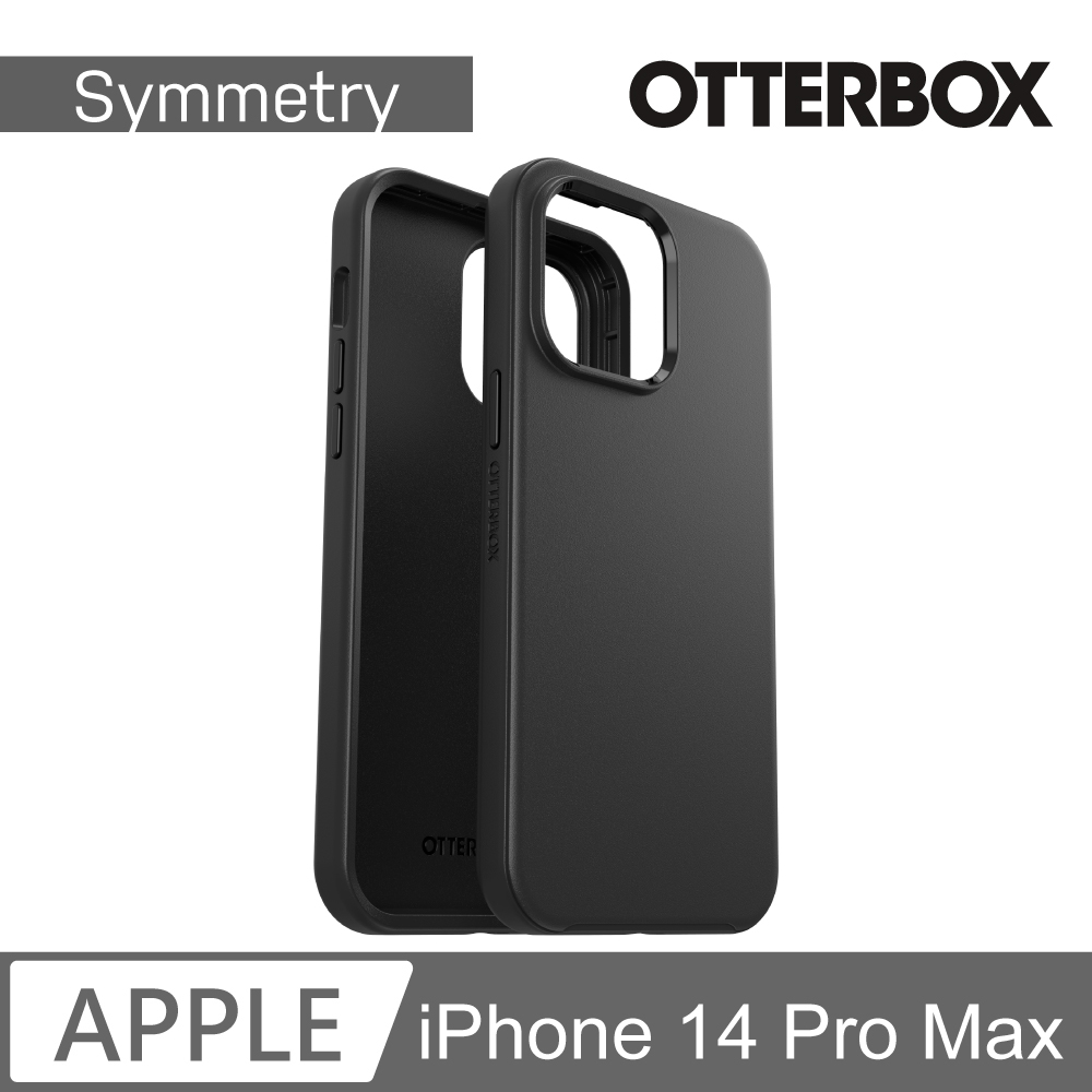 OTTERBOX iPhone 14 Pro Max Symmetry炫彩幾何保護殼-黑