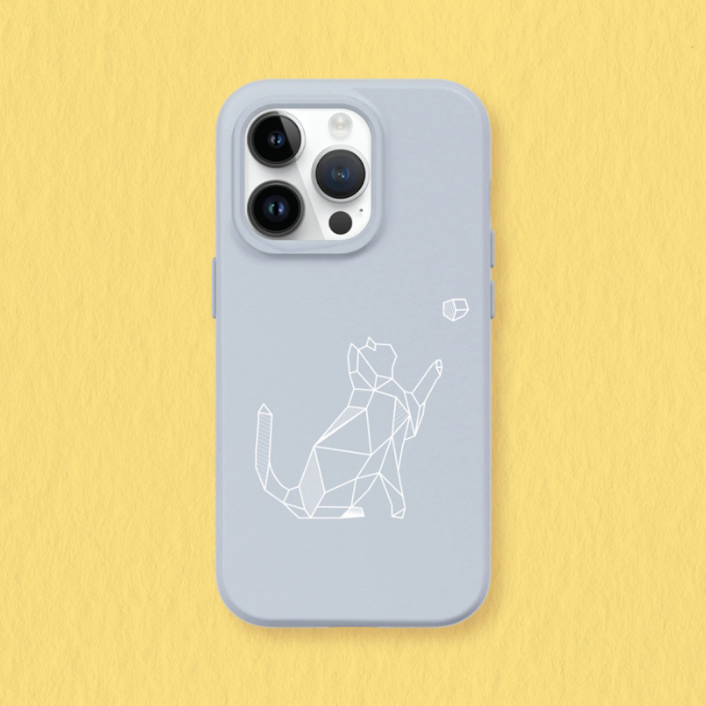 RHINOSHIELD 犀牛盾 iPhone 14系列SolidSuit防摔背蓋手機殼獨家設計-幾何-動物系列/球與貓(多色可選)