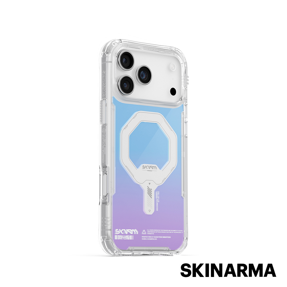 iPhone 17 Pro/17 Pro Max Myst虹彩漸層磁吸防摔手機殼 附掛環扣
