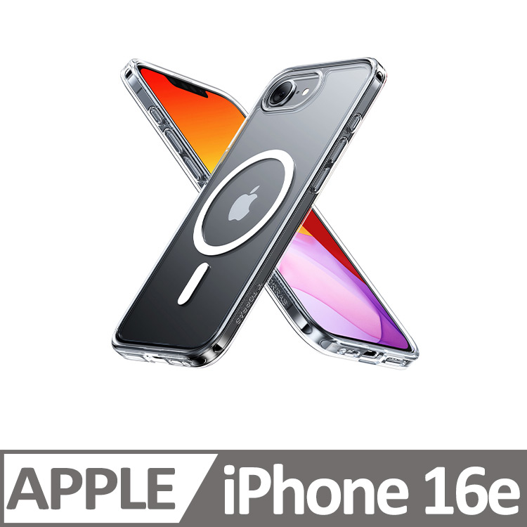 Diamond-Mag iPhone 17E/16E MagSafe磁吸抗黃化透明手機殼