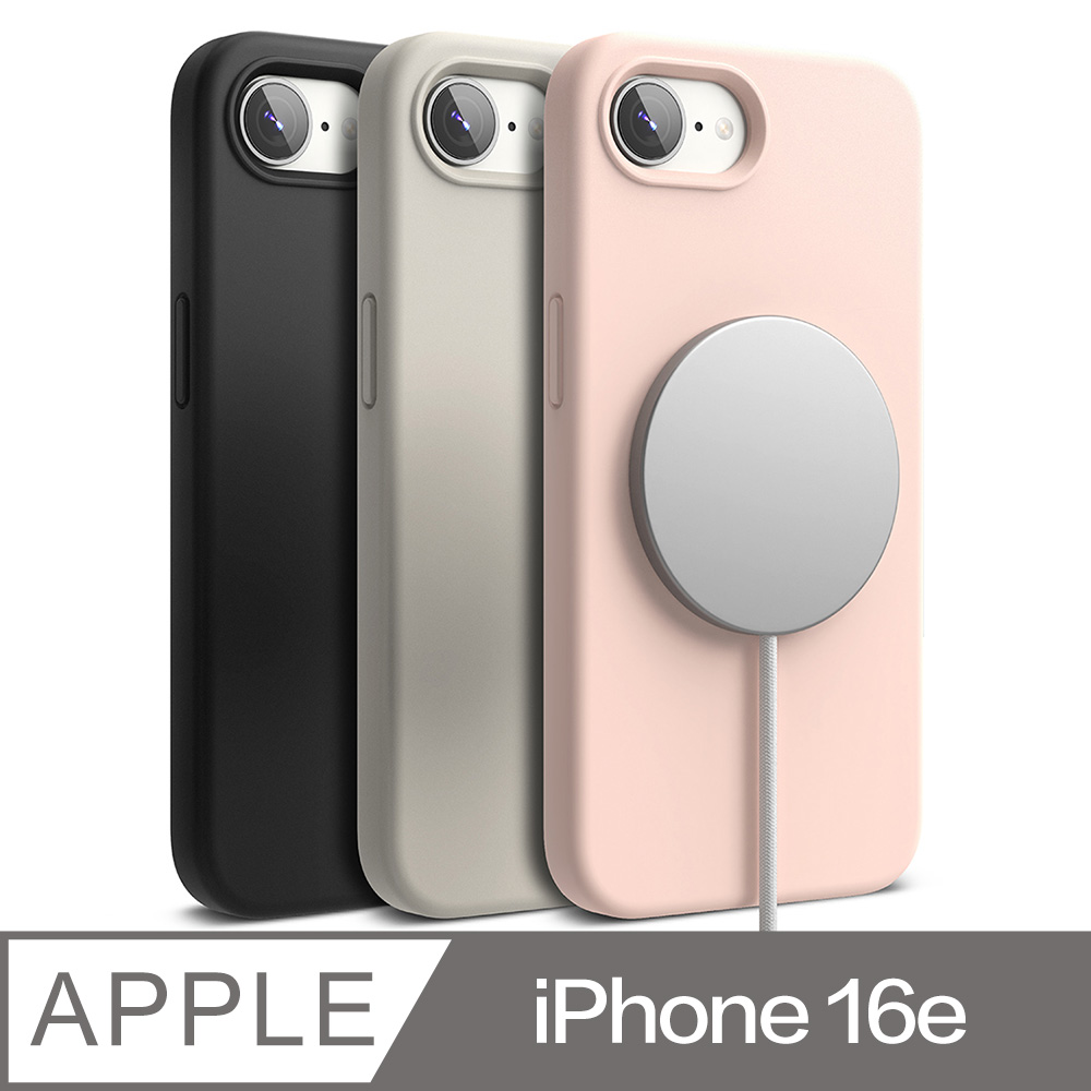 Rearth Apple iPhone 17e/16e (Ringke Magnetic) 磁吸矽膠手機保護殼