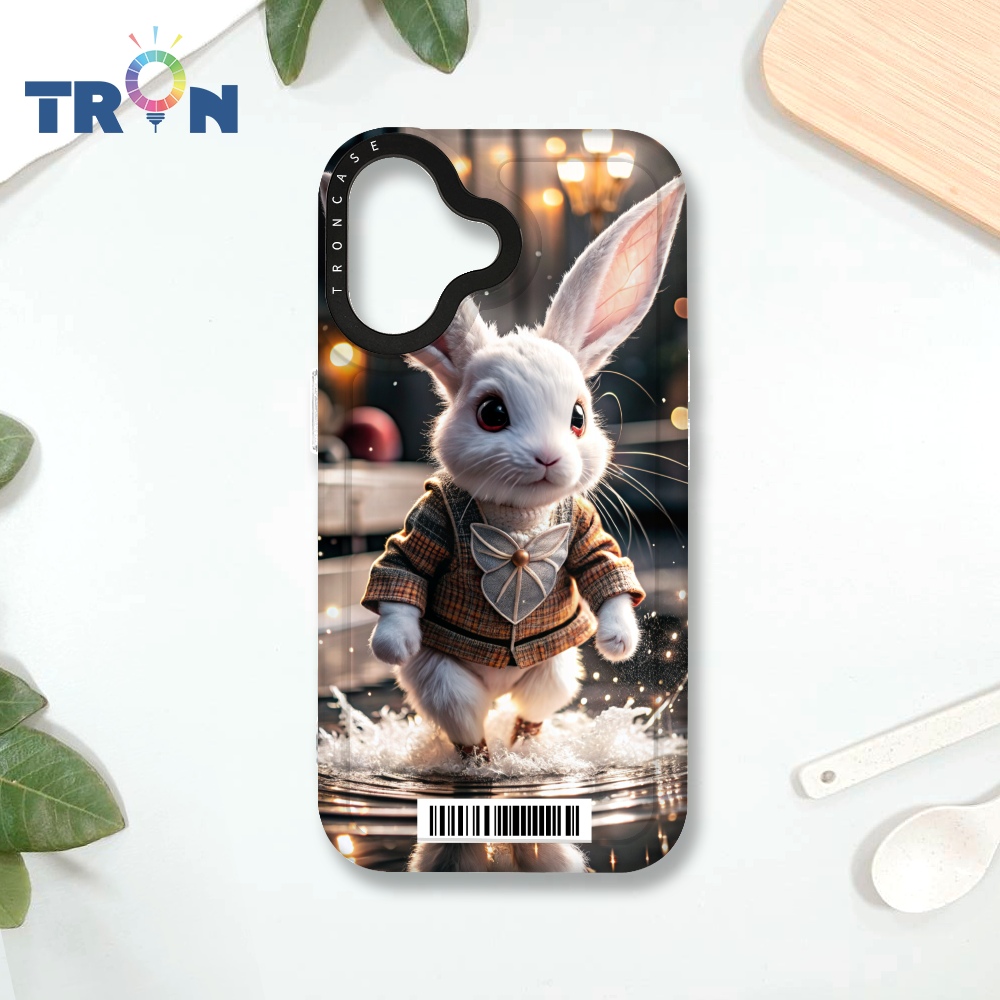 TRON iPhone 16 湖面上的動物們  載具 MAGSAFE 磁吸 太空殼 透白款 手機殼