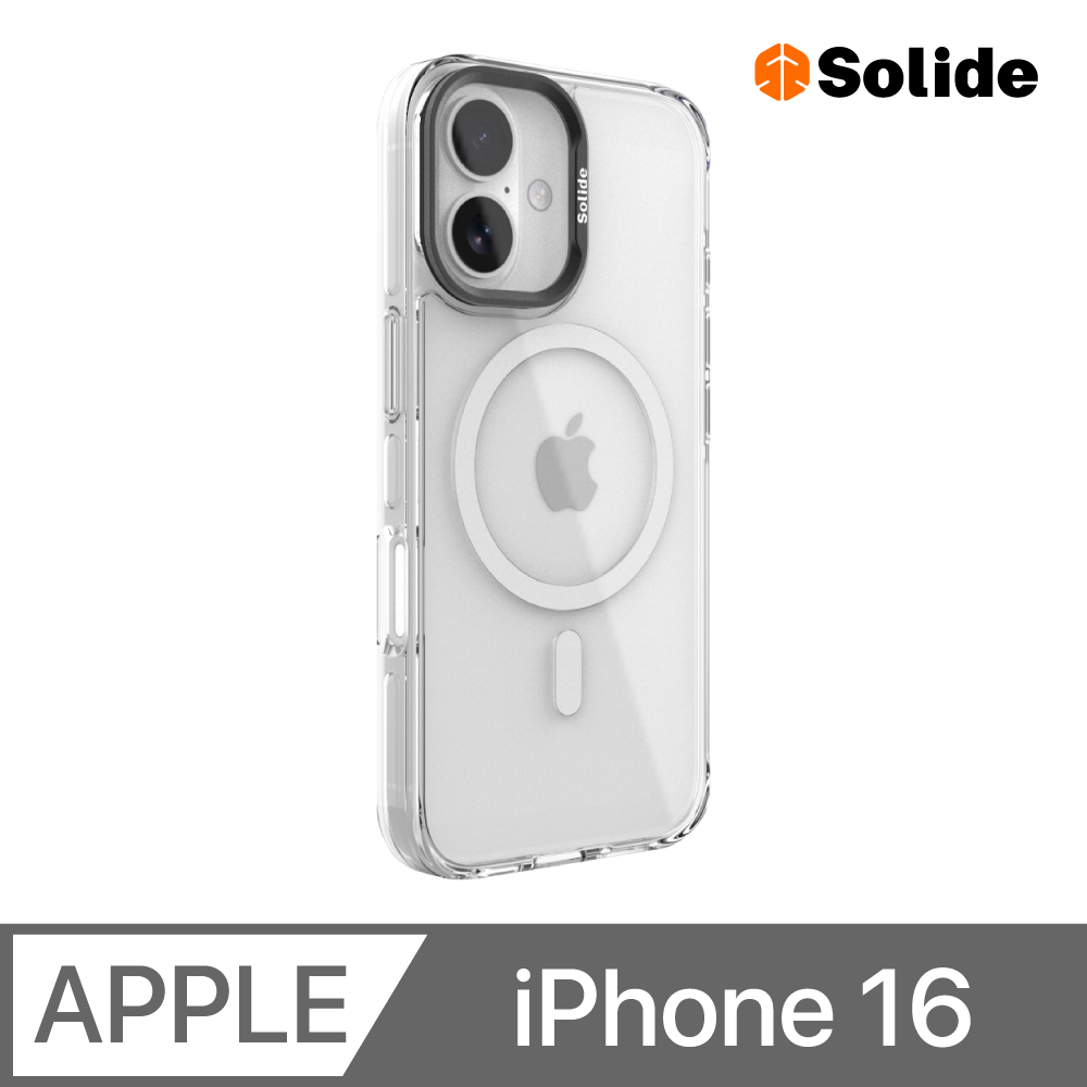 SOLiDE 索力得 天使水晶 防摔磁吸手機殼 iPhone 16 系列