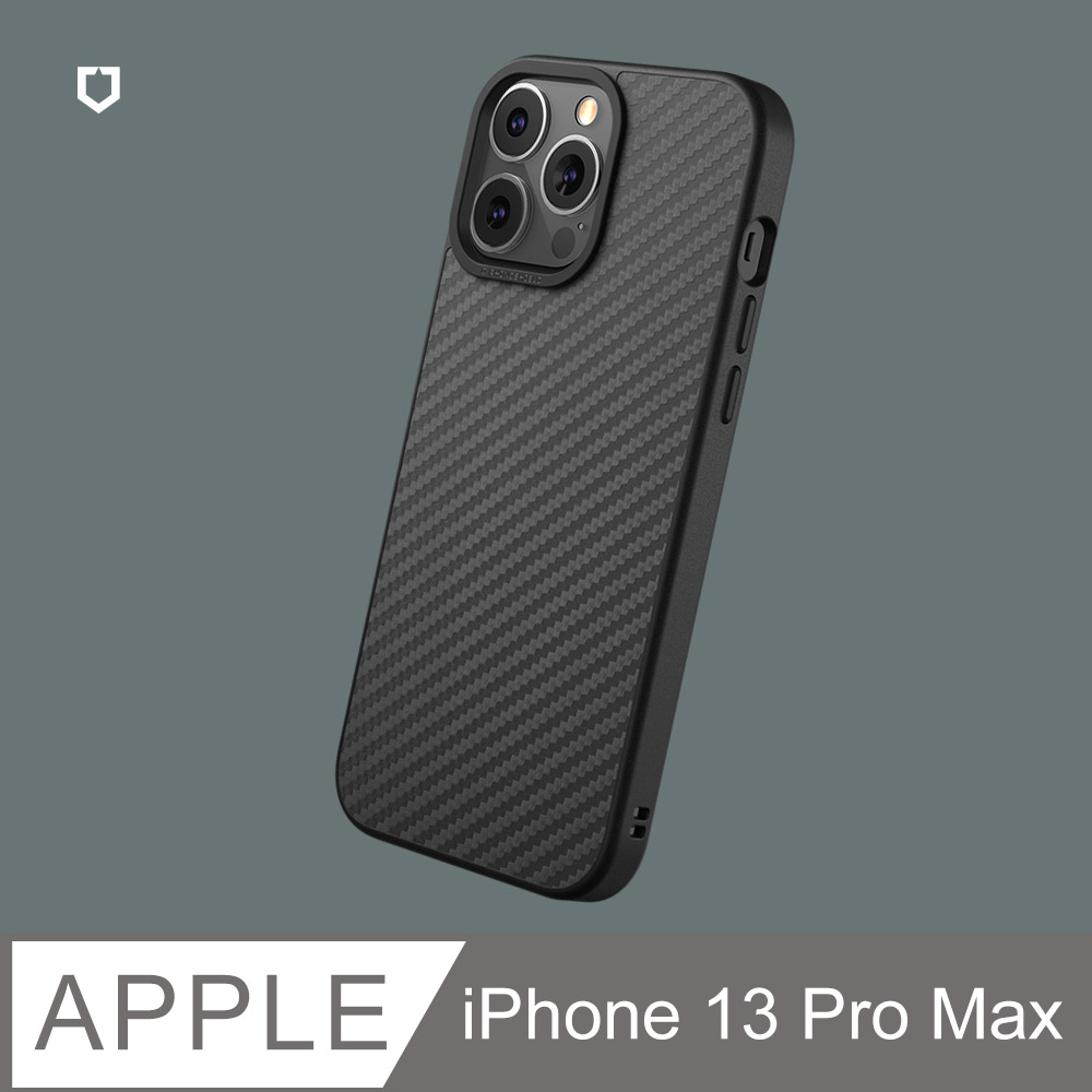 RHINOSHIELD 犀牛盾 iPhone 13 Pro Max (6.7吋) SolidSuit 防摔背蓋手機保護殼-碳纖維紋路