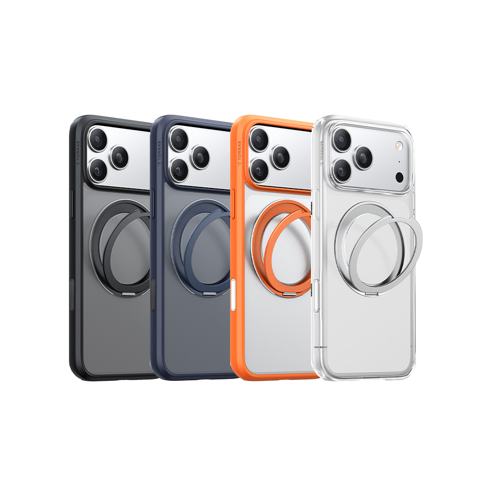 Ostand R Magnetic iPhone 17系列 相機按鍵旋轉支架氣囊防摔手機殼