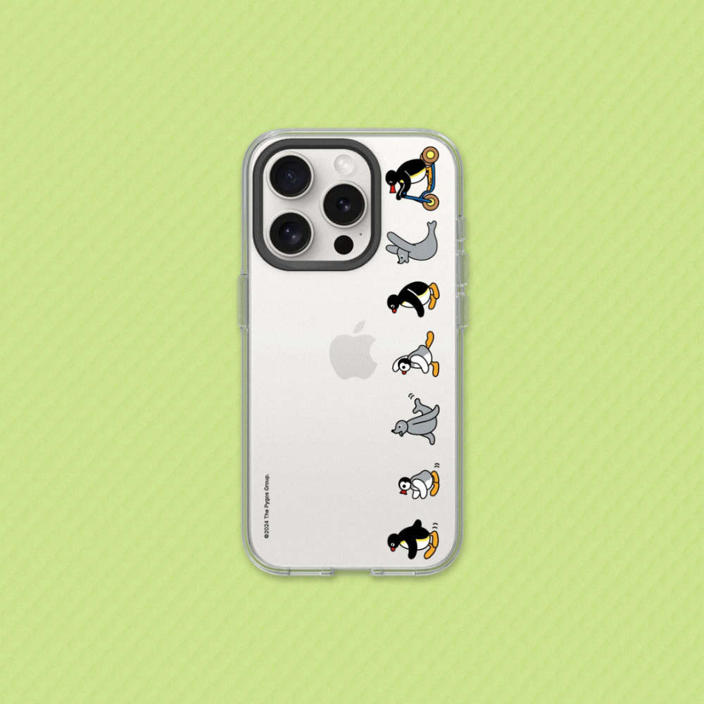 RHINOSHIELD 犀牛盾 iPhone 13系列Clear透明防摔手機殼Pingu企鵝家族系列-出發吧