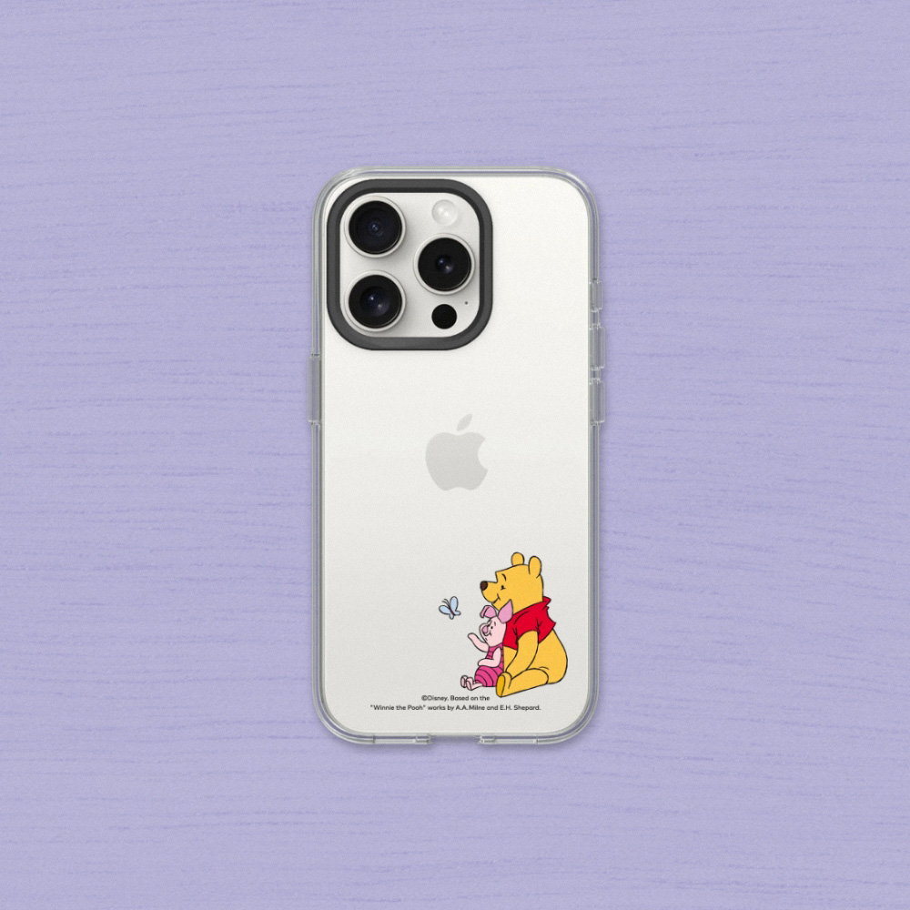 RHINOSHIELD 犀牛盾 iPhone 14/14 Plus/14 Pro/14 Pro Max Clear透明防摔手機殼|小熊維尼-友尼真好