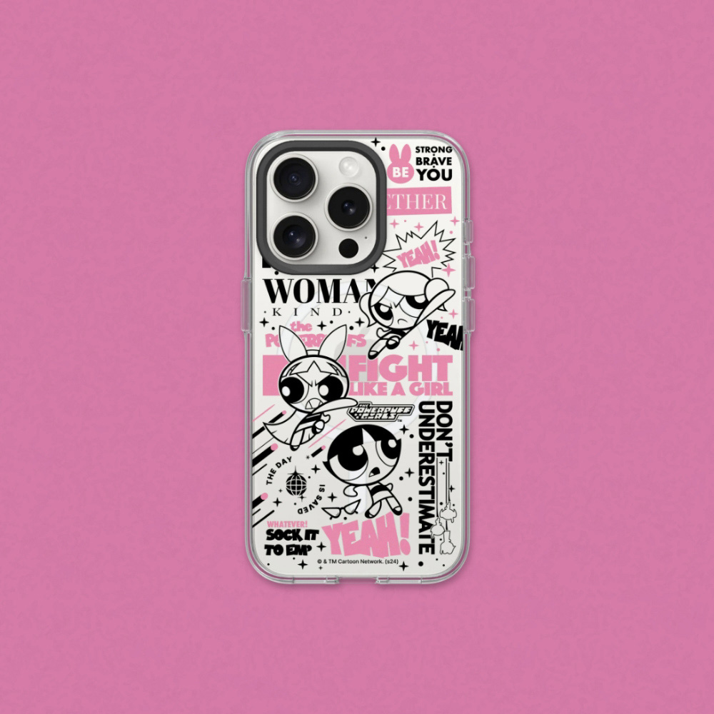 RHINOSHIELD 犀牛盾 iPhone 12/Pro/Pro Max Clear(MagSafe 兼容)透明防摔手機殼∣飛天小女警系列-女孩的力量海報款