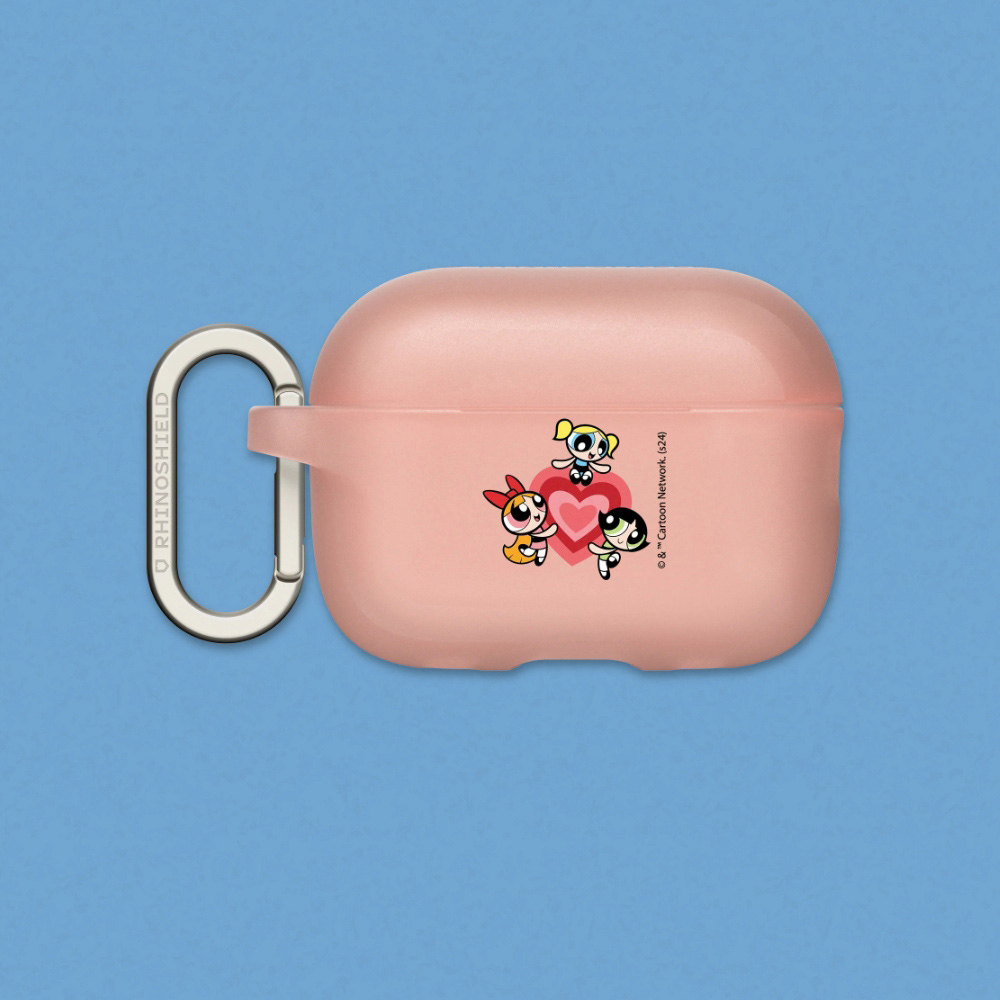 RHINOSHIELD 犀牛盾 AirPods 第2代/第1代 防摔保護殼|飛天小女警-愛心徽章