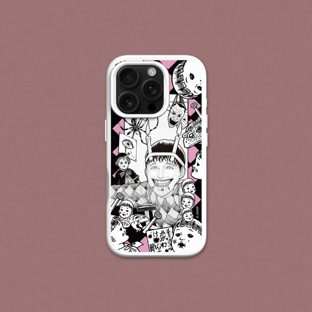 iPhone 11 Pro Pro Max SolidSuit 防摔背蓋手機殼｜伊藤潤二系列雙一的快樂