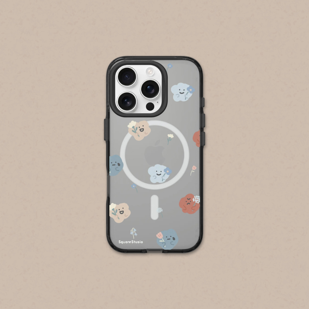 RHINOSHIELD 犀牛盾 iPhone 15/Plus/Pro/Pro Max JellyTint MagSafe兼容 磁吸透明防摔手機殼｜方坊-小花喜怒哀樂