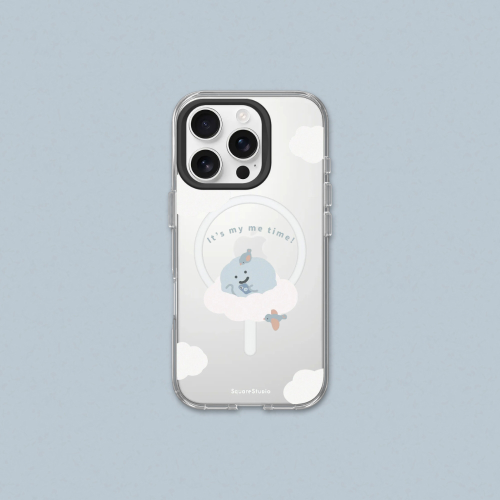 RHINOSHIELD 犀牛盾 iPhone 16/Plus/Pro/Pro Max Clear MagSafe兼容 透明防摔磁吸手機殼|相機鍵按鈕版|方坊-Me time
