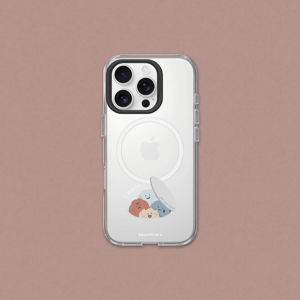 RHINOSHIELD 犀牛盾 iPhone 14/Plus/Pro/Pro Max Clear(MagSafe兼容)透明防摔手機殼|方坊系列-請勿打開