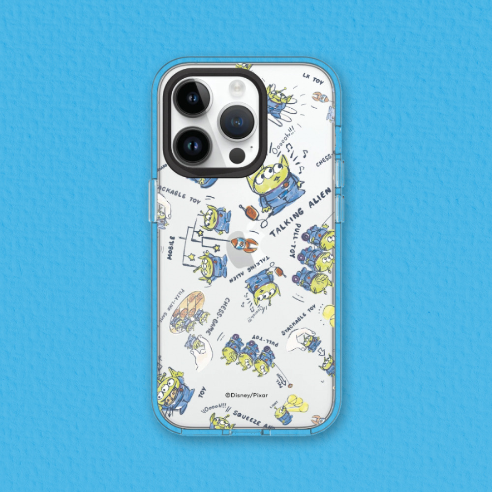 RHINOSHIELD 犀牛盾 iPhone 17e/16e 共用 Clear 抗黃化透明防摔手機殼｜玩具總動員-三眼怪樂園