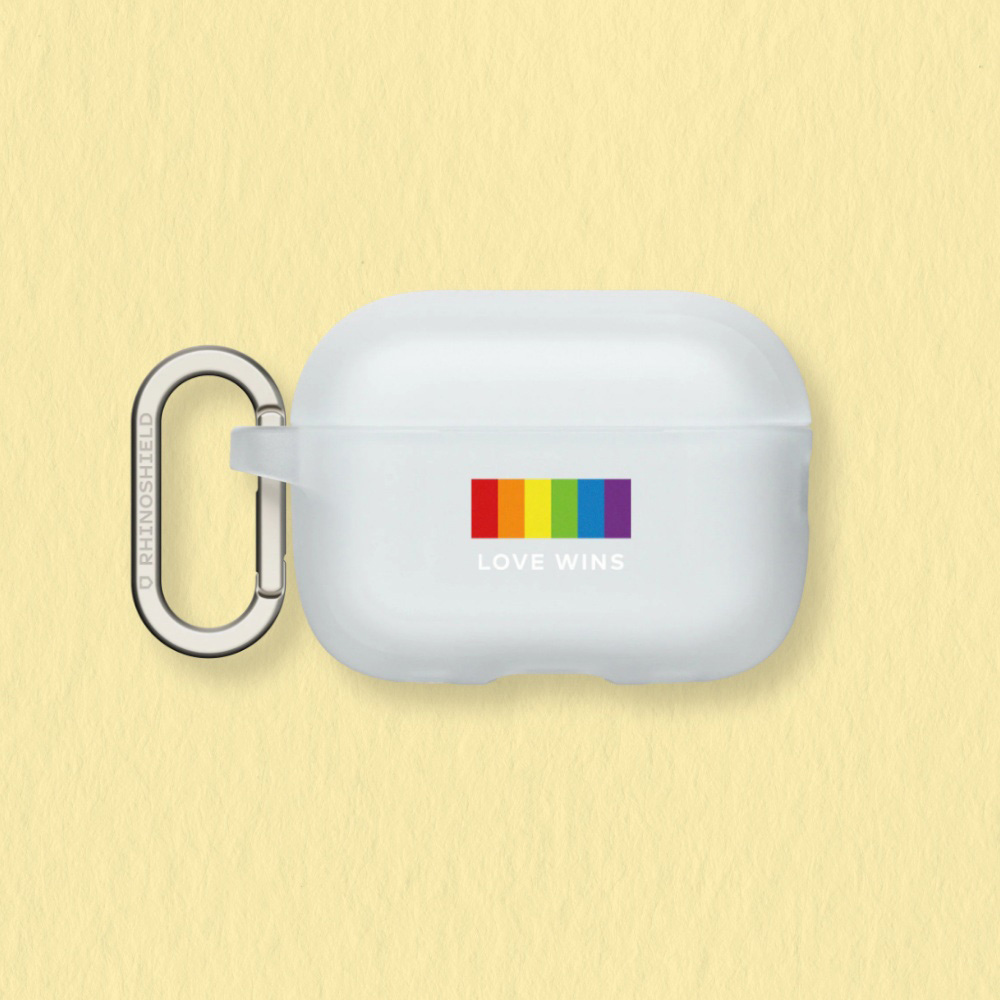 RHINOSHIELD 犀牛盾 AirPods 4/5 防摔保護殼∣獨家設計-Love wins-Not alone