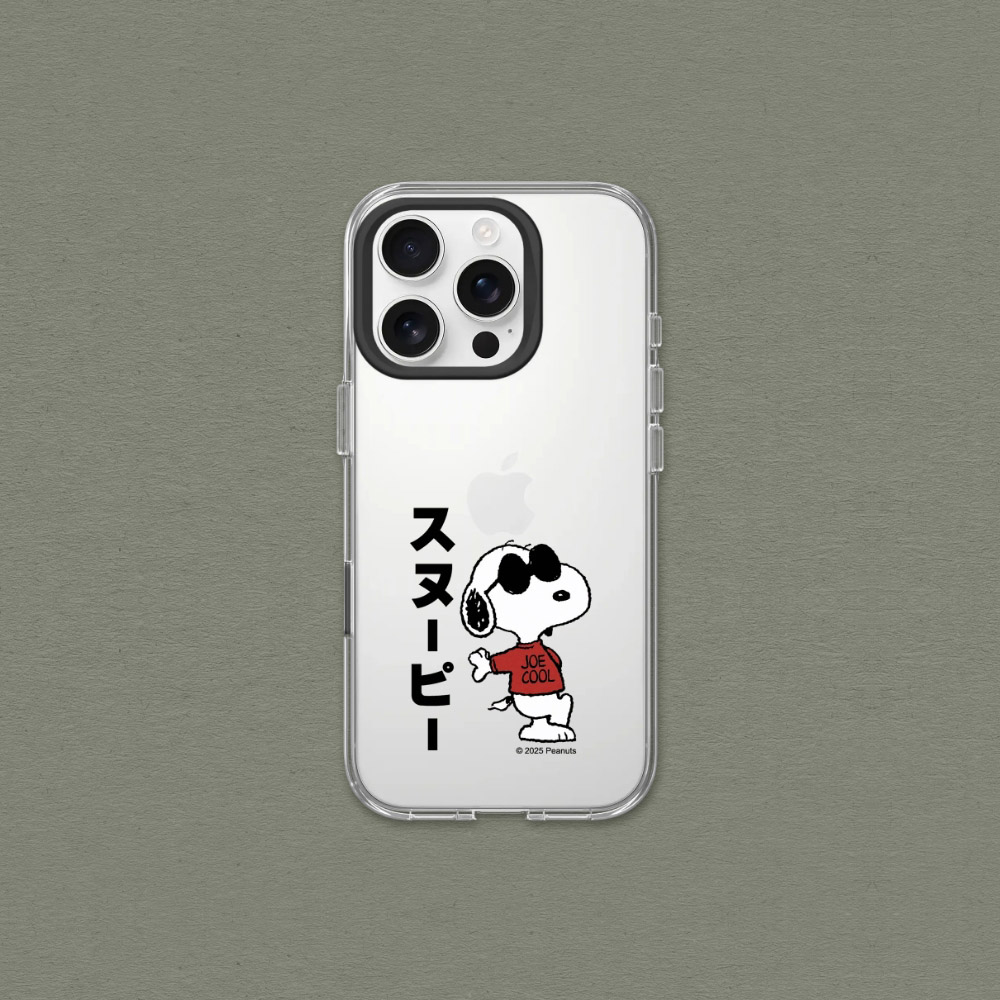 RHINOSHIELD 犀牛盾 iPhone 13/13 Pro/13 Pro Max Clear透明防摔手機殼|Snoopy史努比系列-Joe Cool