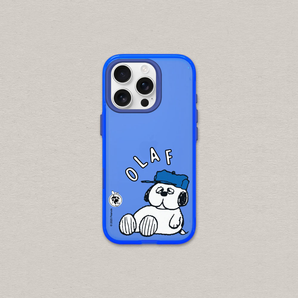 RHINOSHIELD 犀牛盾 iPhone 14/14 Plus/14 Pro/14 Pro Max JellyTint透明防摔手機殼｜Snoopy史努比-75週年-歐拉夫休息中