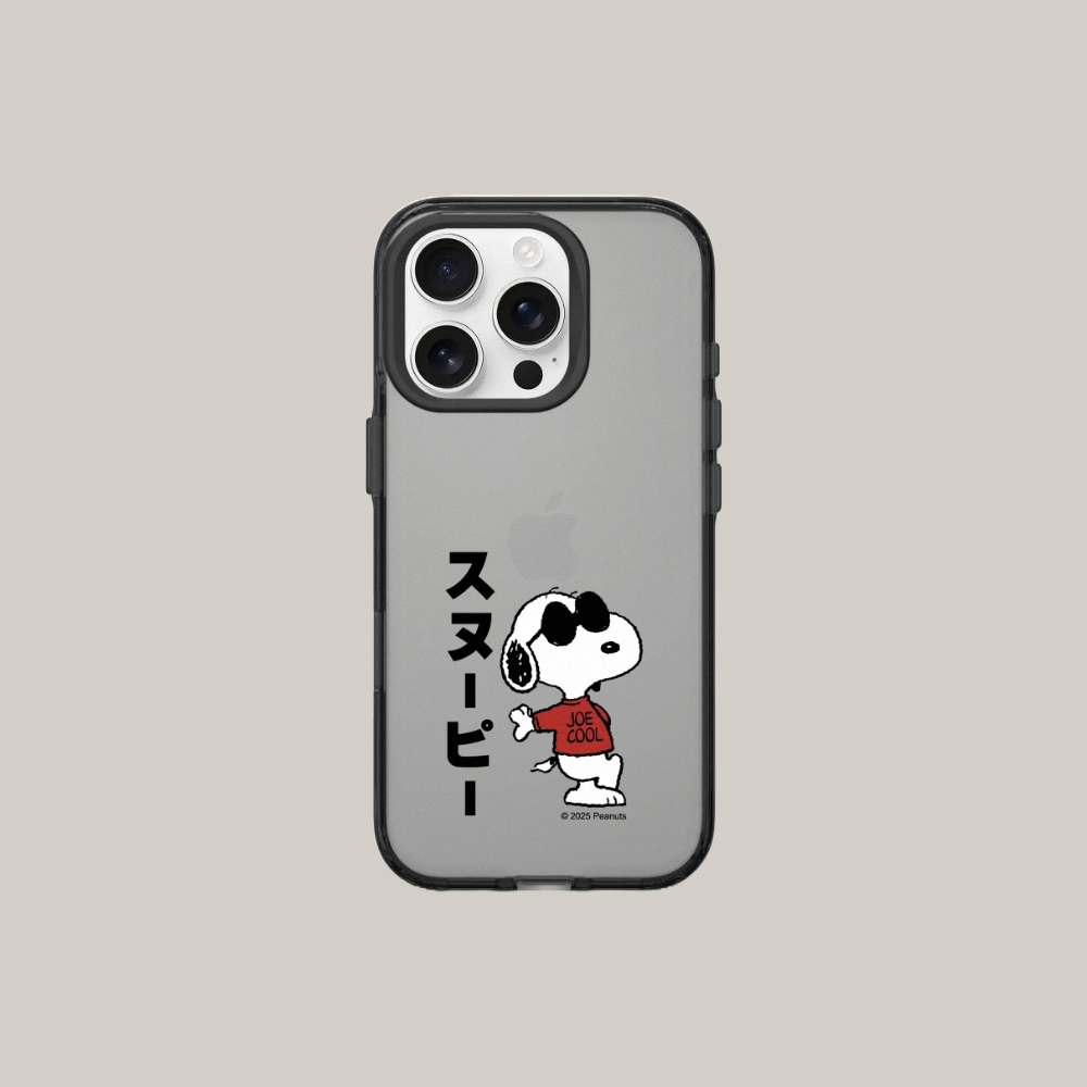 RHINOSHIELD 犀牛盾 iPhone 17e/16e 共用 JellyTint透明防摔手機殼|Snoopy史努比-Joe Cool