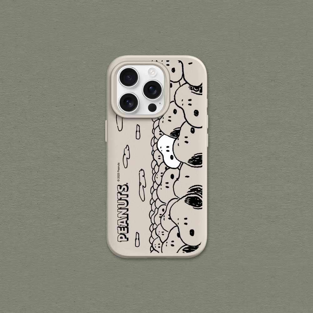 RHINOSHIELD 犀牛盾 iPhone 13/mini/Pro/Pro Max SolidSuit(MagSafe兼容)防摔手機殼|Snoopy史努比-滿滿的Snoopy