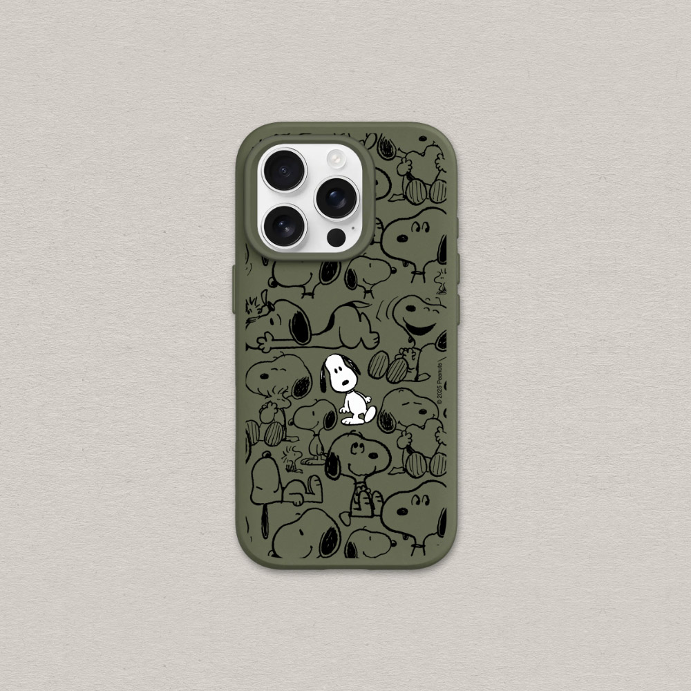 RHINOSHIELD 犀牛盾 iPhone 13/mini/Pro/Pro Max SolidSuit防摔背蓋手機殼|Snoopy史努比-找我嗎?