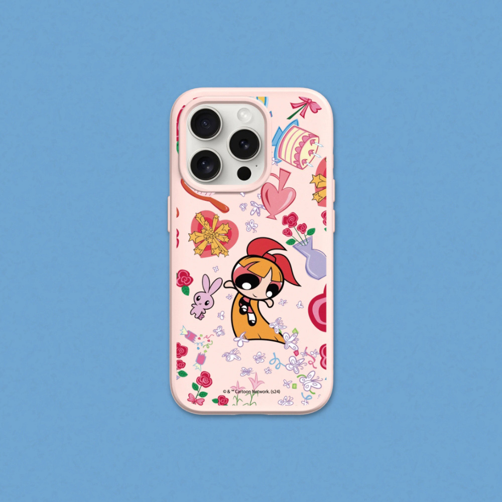 RHINOSHIELD 犀牛盾 iPhone 15/Plus/Pro/Pro Max SolidX 強化吸震緩衝防摔手機殼｜飛天小女警-花花