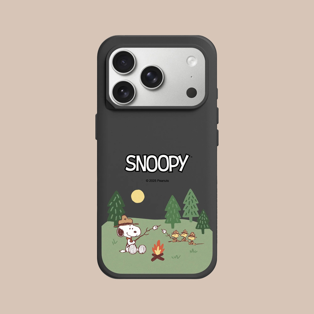 RHINOSHIELD 犀牛盾 iPhone 17/Air/Pro/Max SolidX 強化吸震緩衝防摔手機殼/保護殼|Snoopy史努比-露營趣