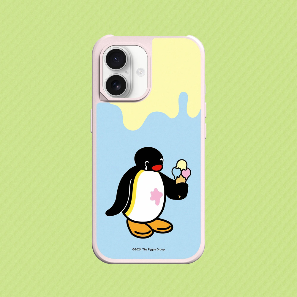 RHINOSHIELD 犀牛盾 iPhone 17/Air/Pro/Max SolidX MagSafe兼容 防摔磁吸手機殼/保護殼|Pingu企鵝家族-Pingu-我的冰淇淋