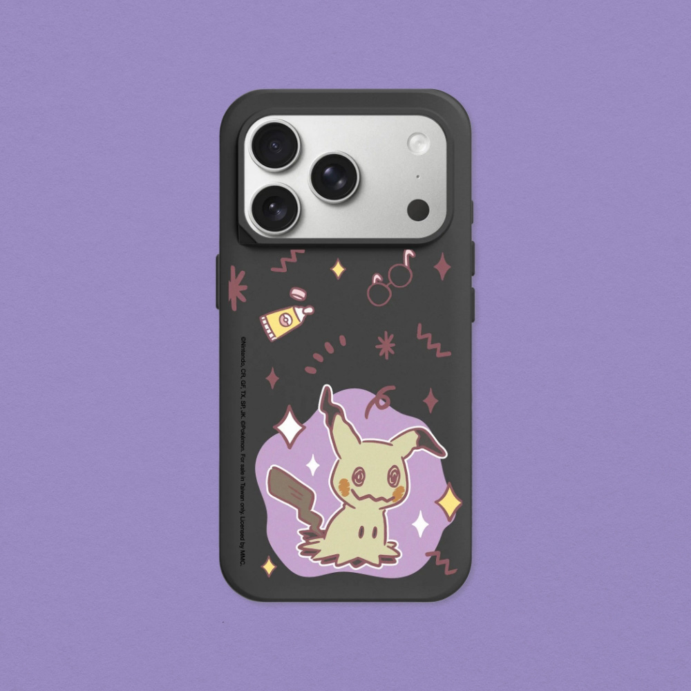RHINOSHIELD 犀牛盾 iPhone 17/Air/Pro/Pro Max SolidX 強化吸震緩衝防摔手機殼/保護殼|寶可夢-暖色-謎擬Q