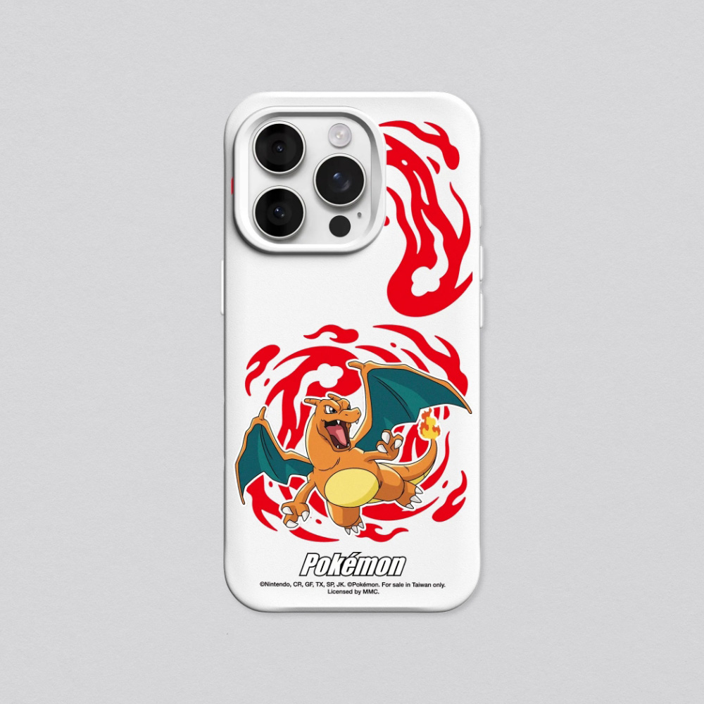 RHINOSHIELD 犀牛盾 iPhone 14/Plus/Pro/Pro Max SolidSuit 經典防摔背蓋手機殼-寶可夢系列-戰鬥系列-噴火龍