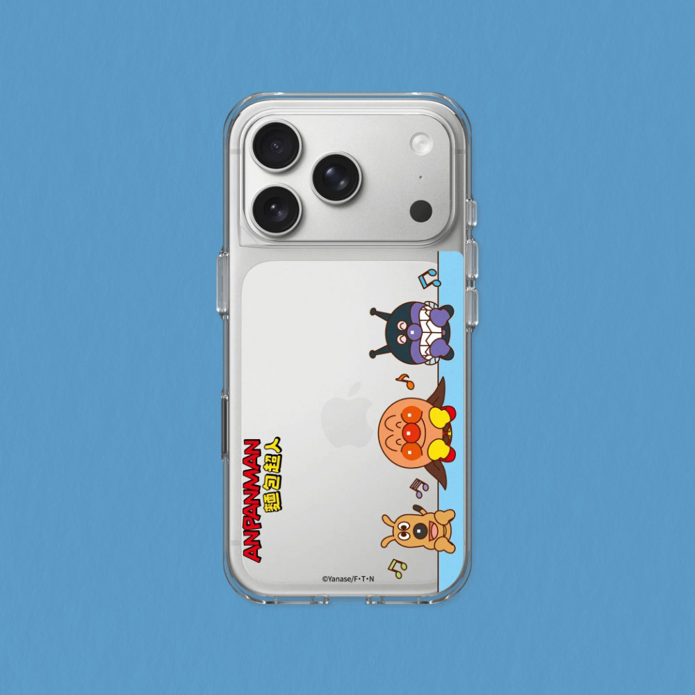 RHINOSHIELD 犀牛盾 iPhone 17/Air/Pro/Pro Max Clear 抗黃化透明防摔手機殼/保護殼|麵包超人-可愛注視中!