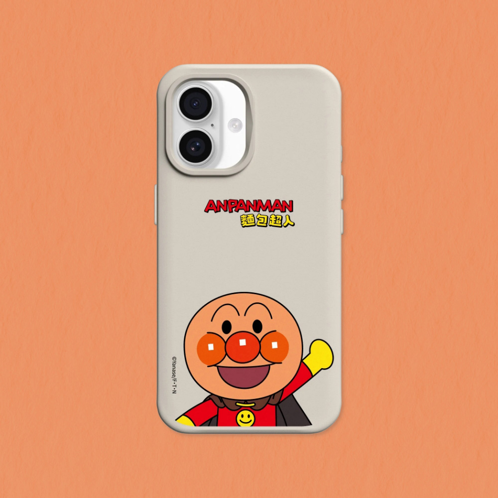 RHINOSHIELD 犀牛盾 iPhone 16/Plus/Pro/Pro Max SolidX 強化吸震緩衝防摔手機殼|麵包超人-元氣百倍,麵包超人!
