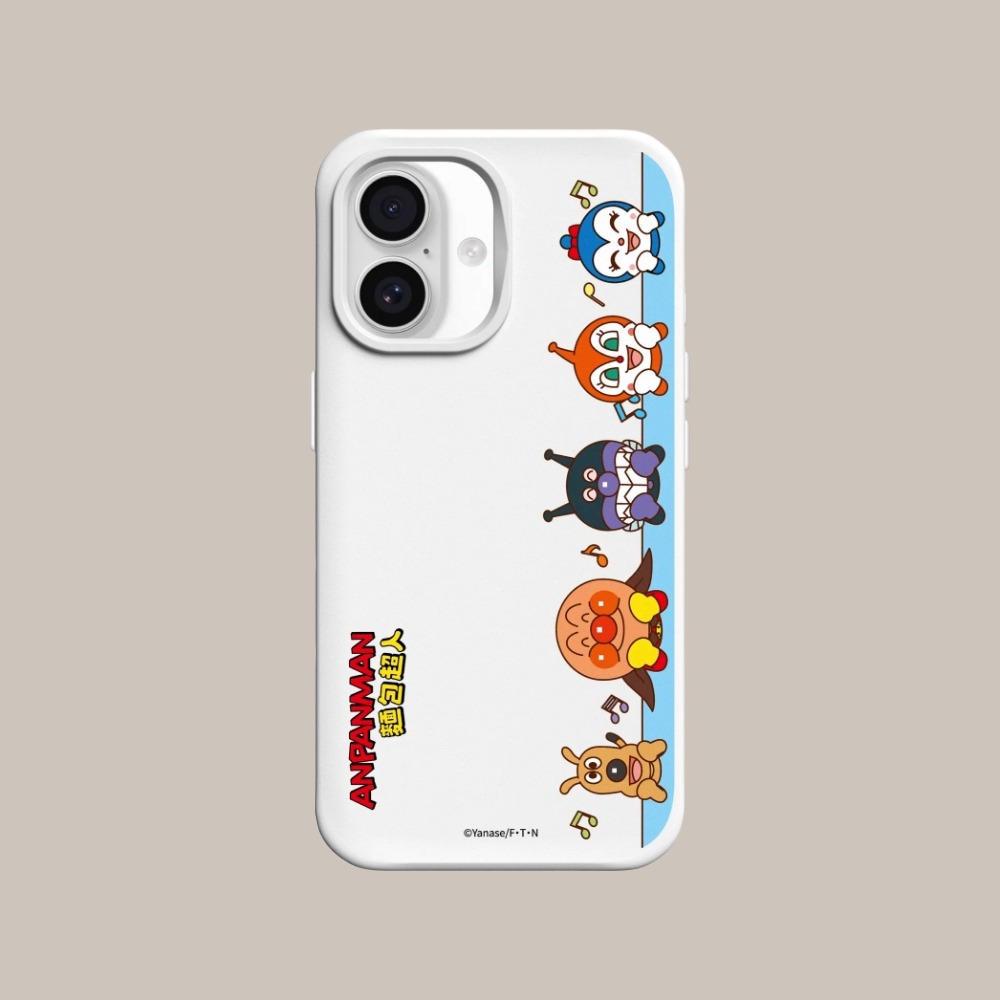 RHINOSHIELD 犀牛盾 iPhone 15/Plus/Pro/Pro Max SolidX 強化吸震緩衝防摔手機殼｜麵包超人-可愛注視中！