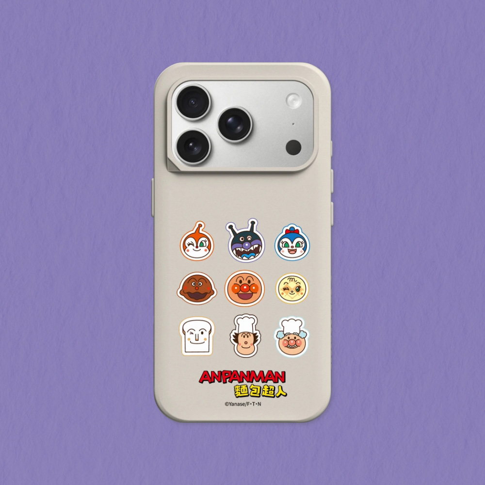 RHINOSHIELD 犀牛盾 iPhone 17/Air/Pro/Max SolidX MagSafe兼容 強化吸震緩衝防摔磁吸手機殼/保護殼|麵包超人-角色大頭貼