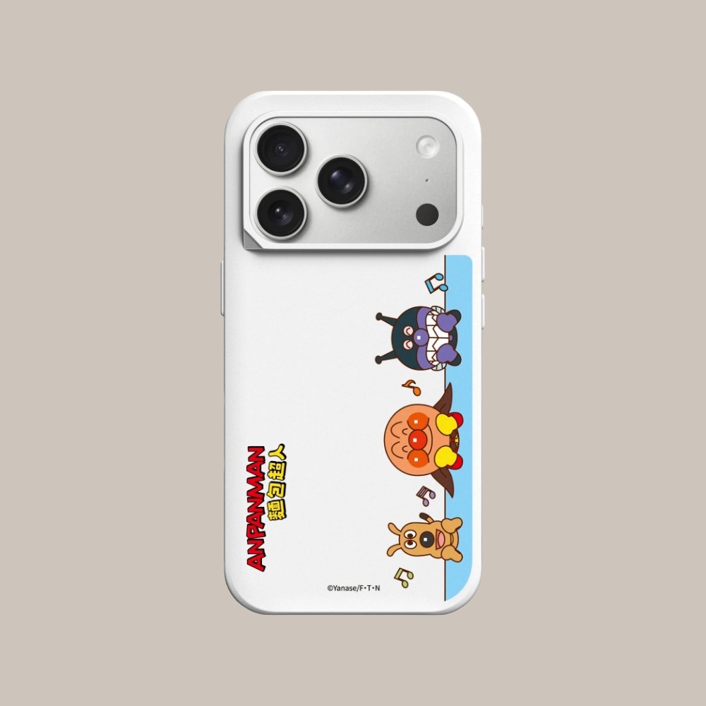 RHINOSHIELD 犀牛盾 iPhone 17/Air/Pro/Pro Max SolidX 強化吸震緩衝防摔手機殼/保護殼|麵包超人-可愛注視中!