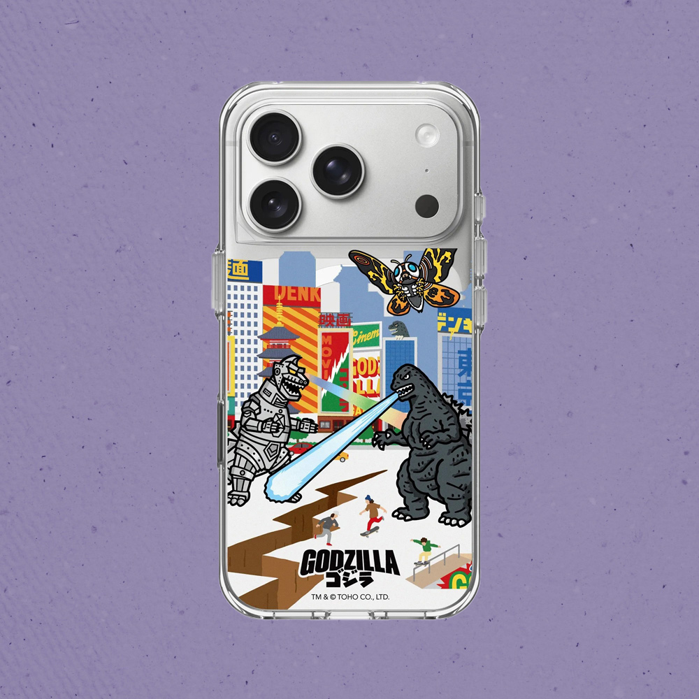 RHINOSHIELD 犀牛盾 iPhone 17/Air/Pro/Max Clear MagSafe兼容 透明防摔磁吸手機殼/保護殼|哥吉拉Godzilla-哥吉拉世界