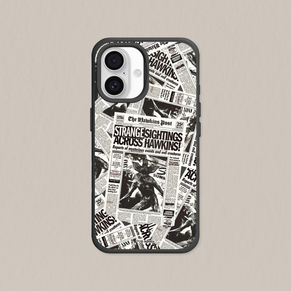 RHINOSHIELD 犀牛盾 iPhone 15/Plus/Pro/Pro Max SolidX 強化吸震緩衝防摔手機殼|怪奇物語-號外:魔神入侵