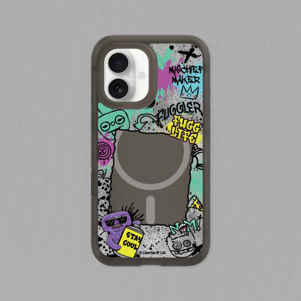 RHINOSHIELD 犀牛盾 iPhone 15 Pro/Pro Max AirX MagSafe兼容 極致氣墊緩衝磁吸防摔手機殼|Fuggler放克牙寶-魔鏡牙魔鏡