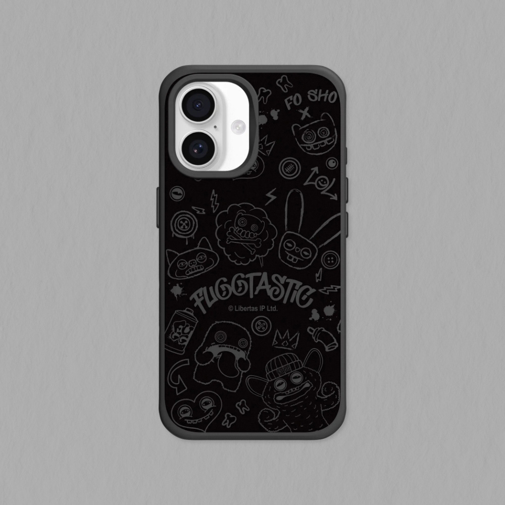 RHINOSHIELD 犀牛盾 iPhone 14系列SolidSuit MagSafe兼容 防摔磁吸手機殼|Fuggler放克牙寶-真是太棒了-黑夜版