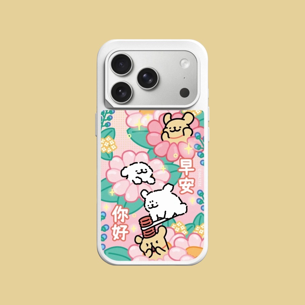 RHINOSHIELD 犀牛盾 iPhone 17/Air/Pro/Pro Max SolidX 強化吸震緩衝防摔手機殼|線條小狗-早安你好