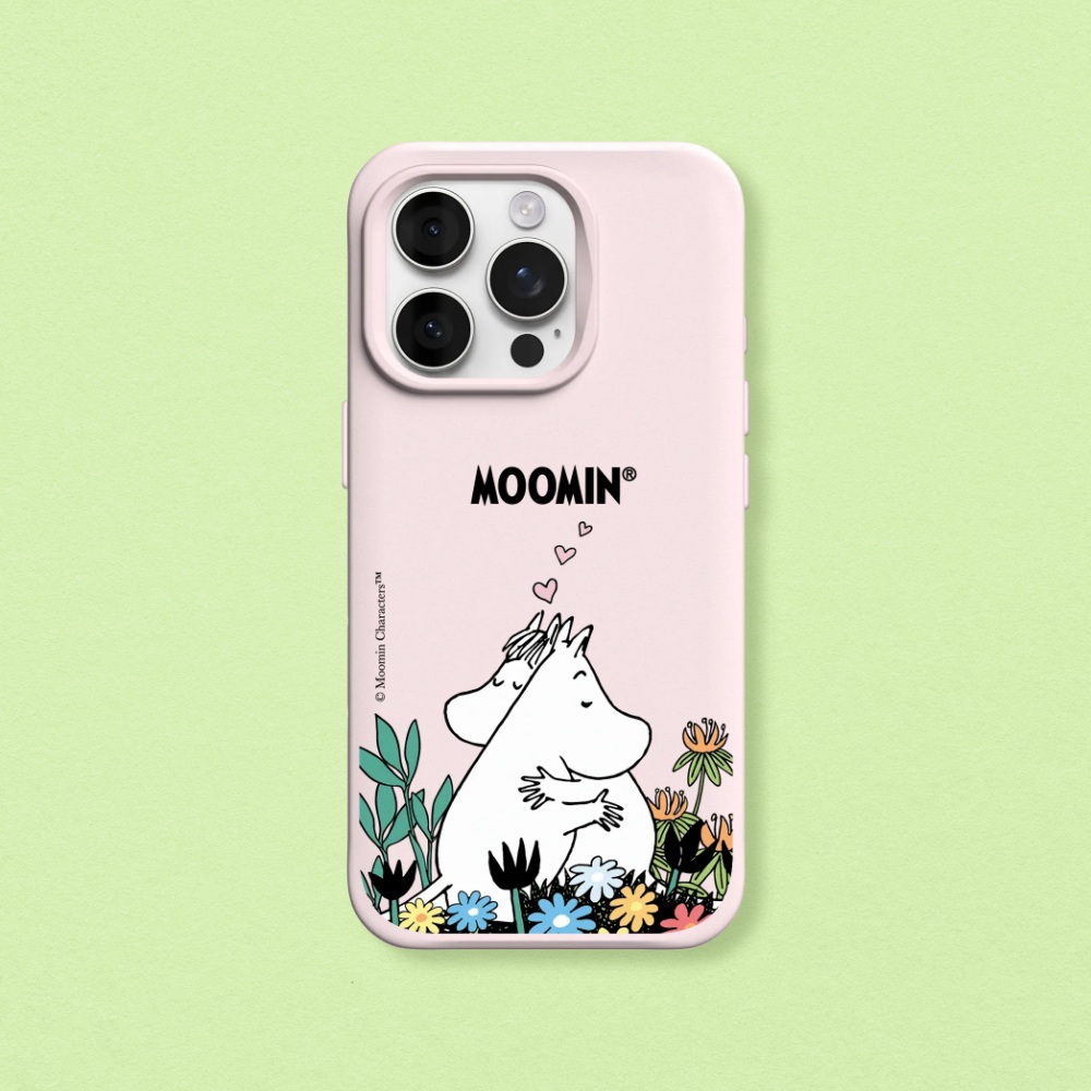 RHINOSHIELD 犀牛盾 iPhone 17/Air/Pro/Pro Max SolidX 強化吸震緩衝防摔手機殼|姆明Moomin-Moomin&歌妮-擁抱